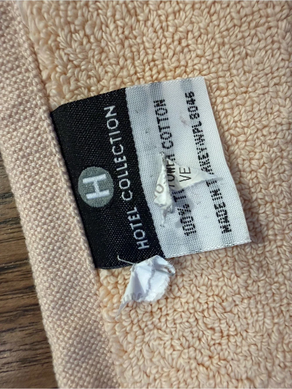 Hotel Collection Neutral Beige Towel Turkish Cotton
